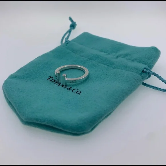 Tiffany & Co T Ring Size 6 - Picture 2 of 7